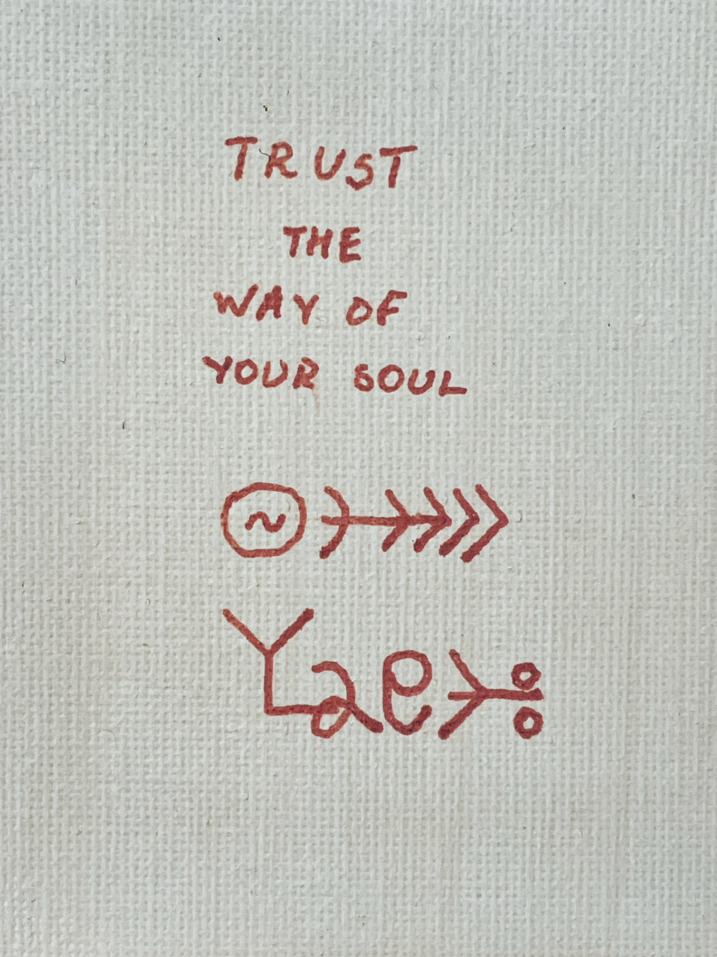 Postcard: Trust the way of your soul!